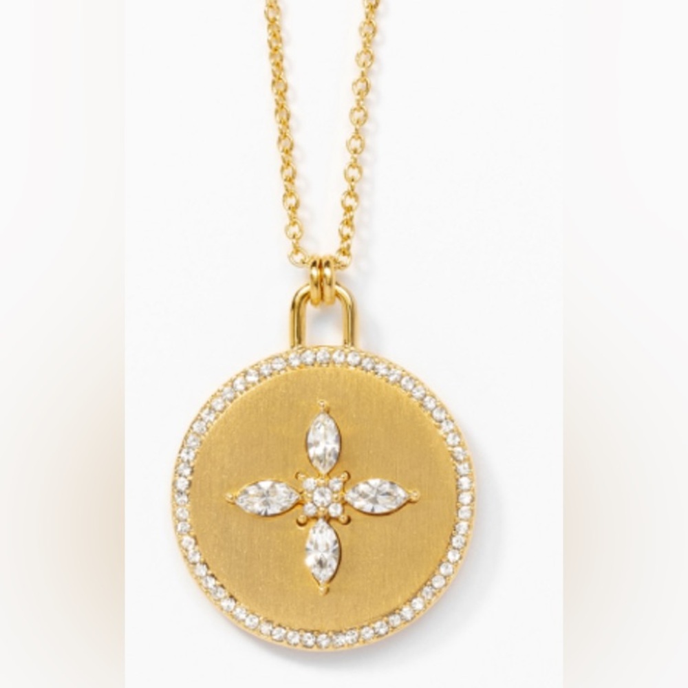 Touchstone Crystal by Swarovski ALLURE necklace gold plated BNIB